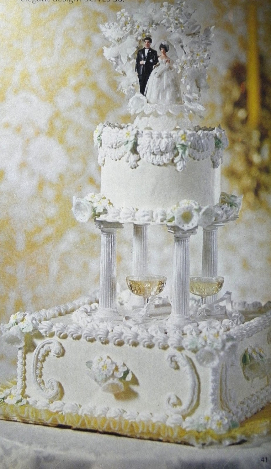 Wilton Wedding Cakes
 Good Things by David Vintage Wilton Yearbook