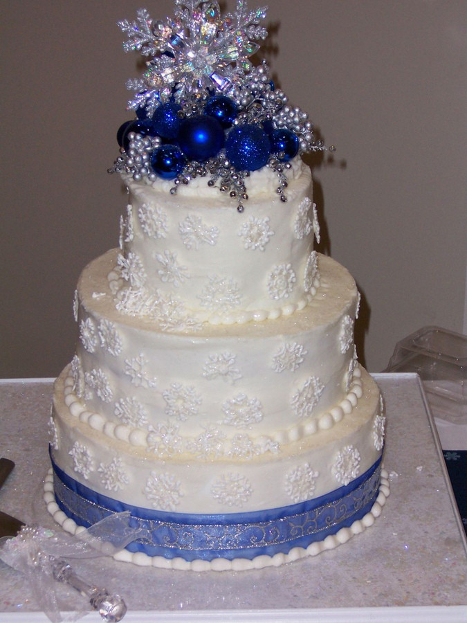 Winter Themed Wedding Cakes
 Winter themed wedding cakes idea in 2017