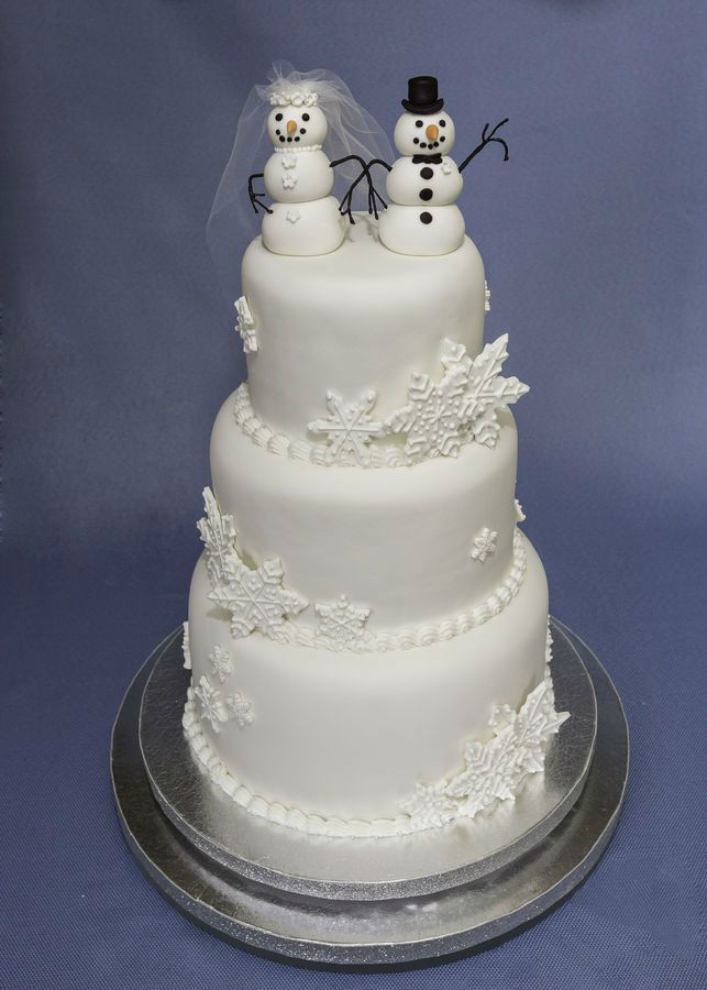 Winter Themed Wedding Cakes
 41 Adorable Winter Wedding Cake Ideas