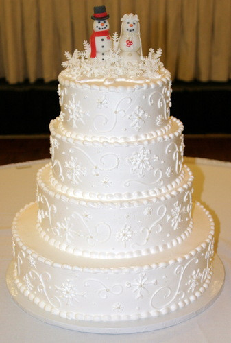 Winter Themed Wedding Cakes
 42 Winter Themed Wedding cake