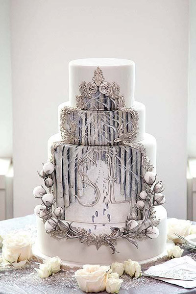 Winter Wedding Cakes
 Winter Wedding Cakes Inspiration