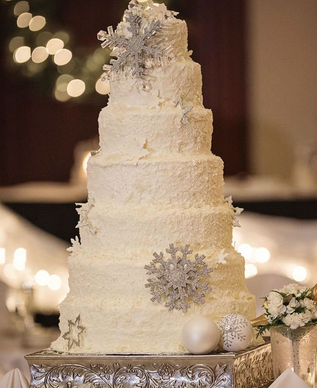 Winter Wedding Cakes
 41 Adorable Winter Wedding Cake Ideas
