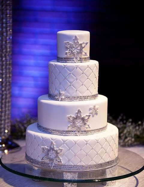 Winter Wonderland Wedding Cakes
 40 Winter Glam Wedding Ideas