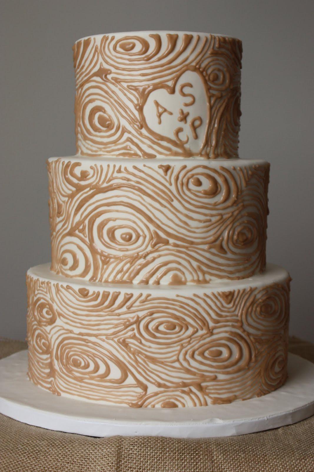 Wood Wedding Cakes
 The Sugar Suite Blog Wood Grain Wedding Cake