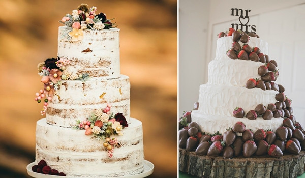 Wood Wedding Cakes
 5 Wedding Cake Trends For 2015