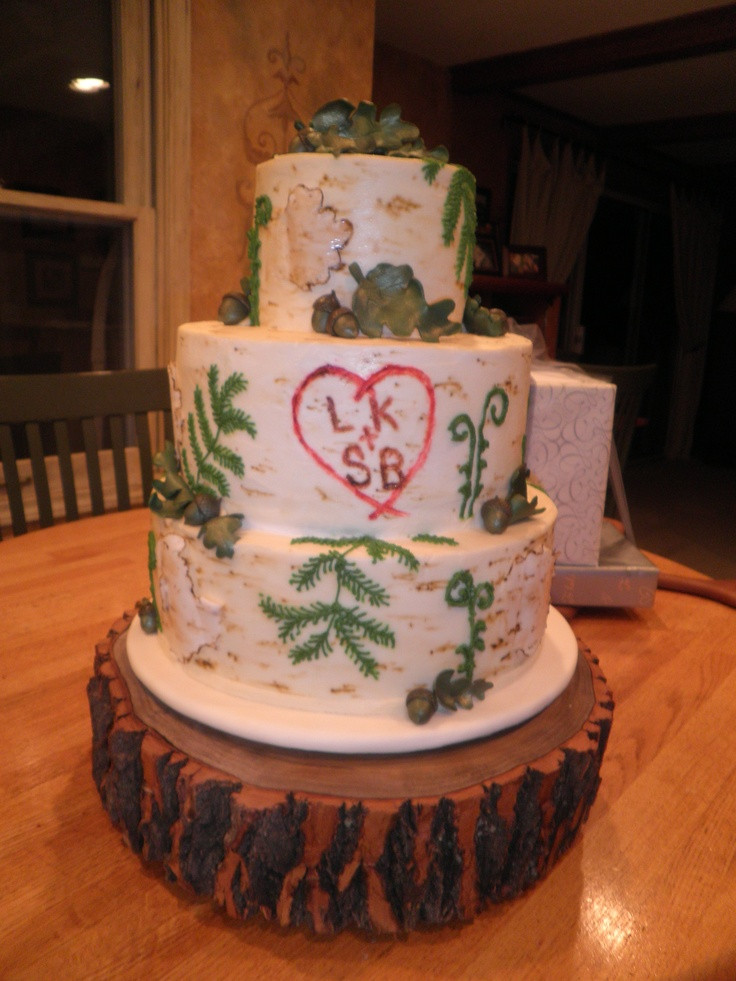Woodsy Wedding Cakes
 Woodsy Wedding Cake Cake Ideas and Designs