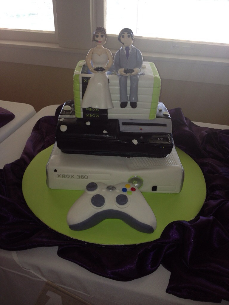 Xbox Wedding Cakes
 Xbox Playstation Wedding Cake