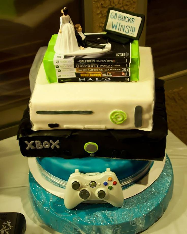 Xbox Wedding Cakes
 Xbox wedding cake Wedding Stuff