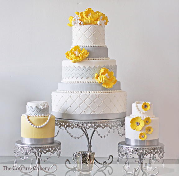 Yellow Wedding Cake
 peony wedding cakes