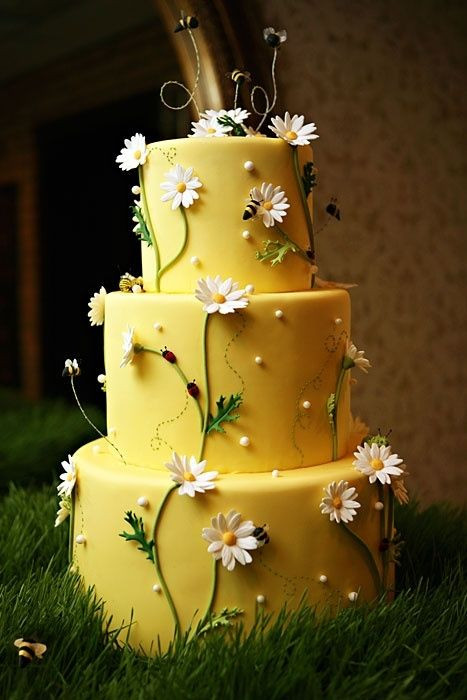 Yellow Wedding Cake
 Yellow Wedding Cakes Wedding Ideas