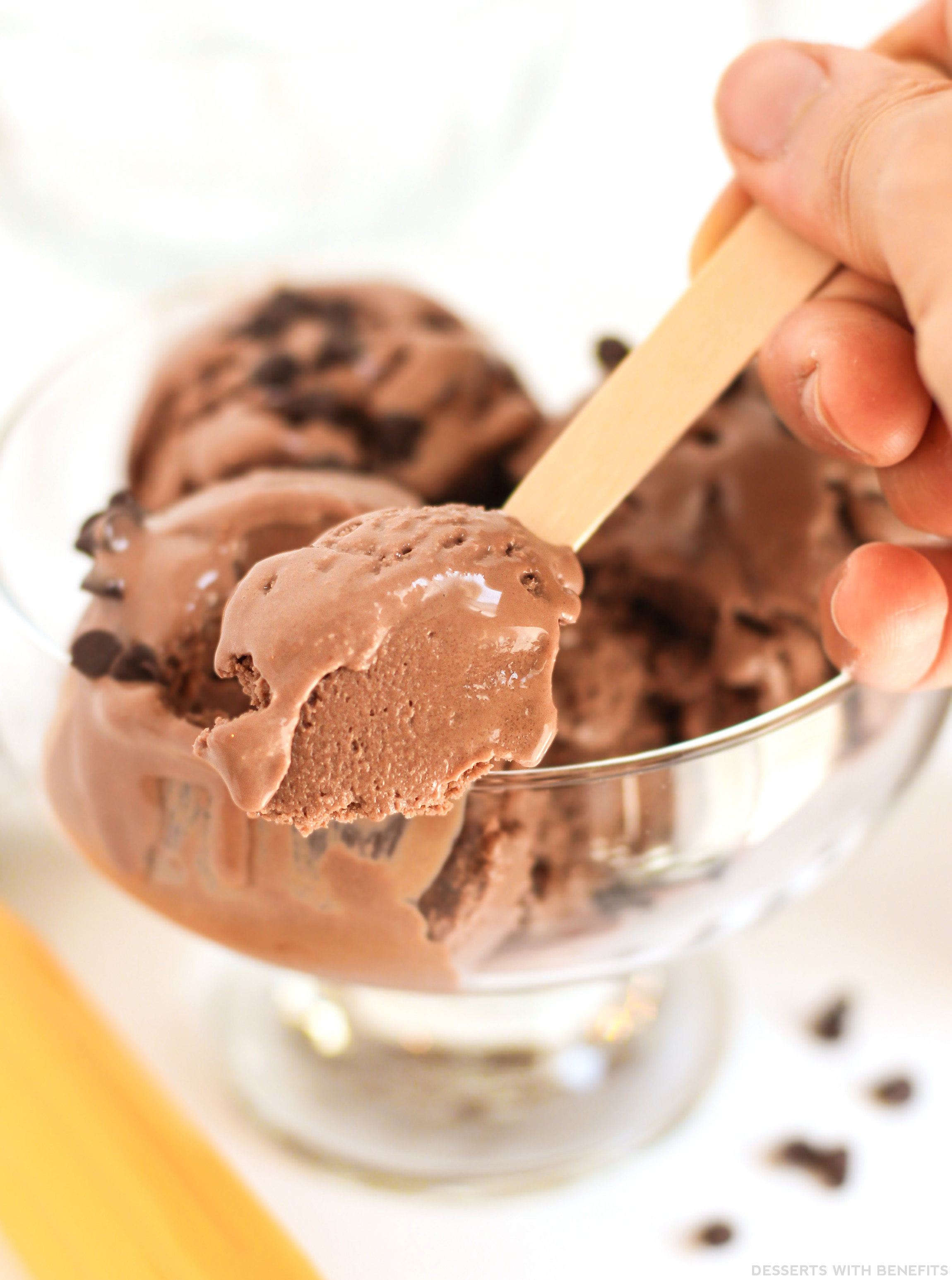 Yogurt Desserts Healthy
 Healthy Double Chocolate Protein Frozen Yogurt Recipe