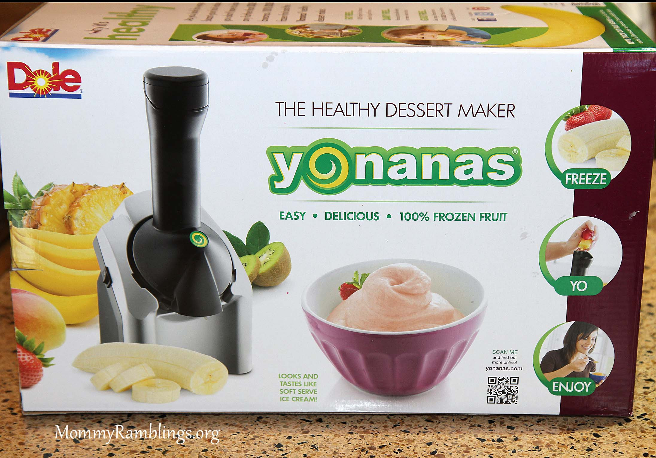 Yonanas Frozen Healthy Dessert Maker
 Yonanas Healthy Dessert Maker Review & Giveaway • Mommy