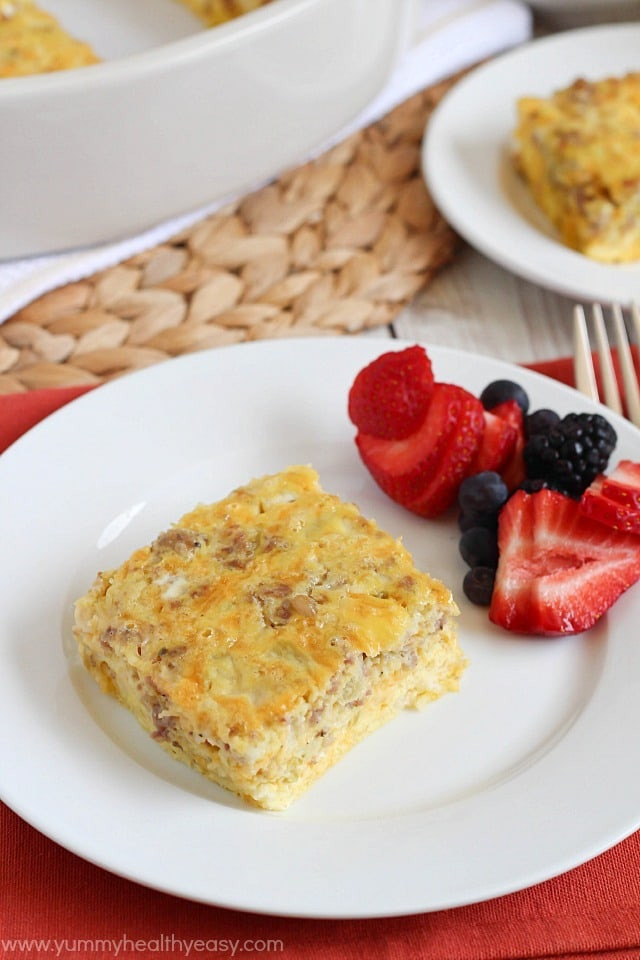 Yummy Healthy Breakfast
 Egg & Sausage Breakfast Casserole Kindle Giveaway