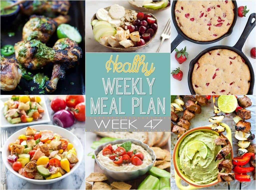 Yummy Healthy Dinners
 Healthy Weekly Meal Plan 47 Yummy Healthy Easy