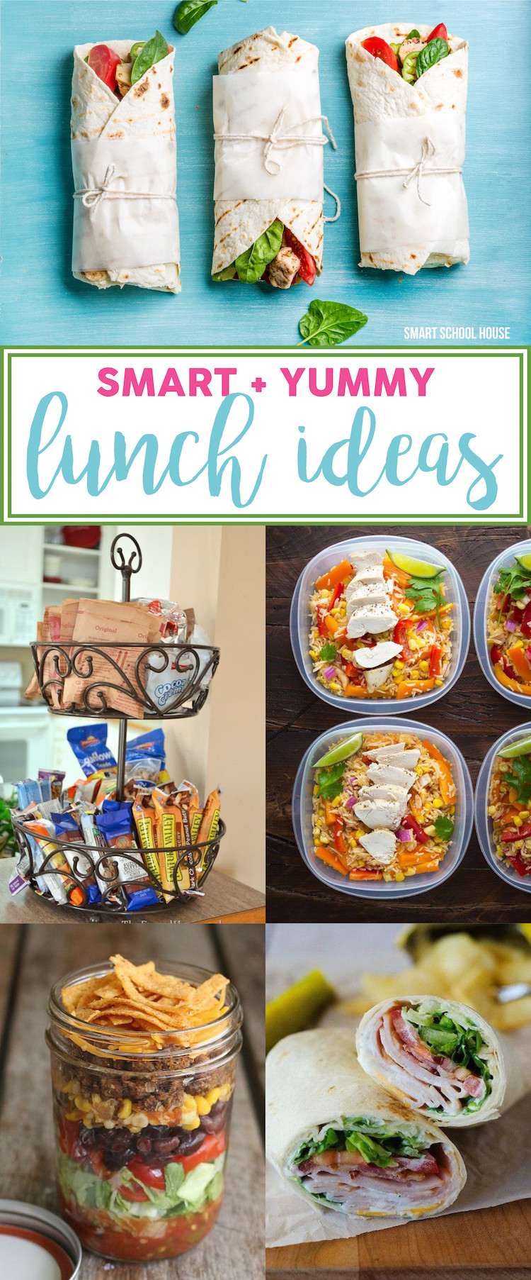 Yummy Healthy Lunches
 Smart and Yummy lunch ideas