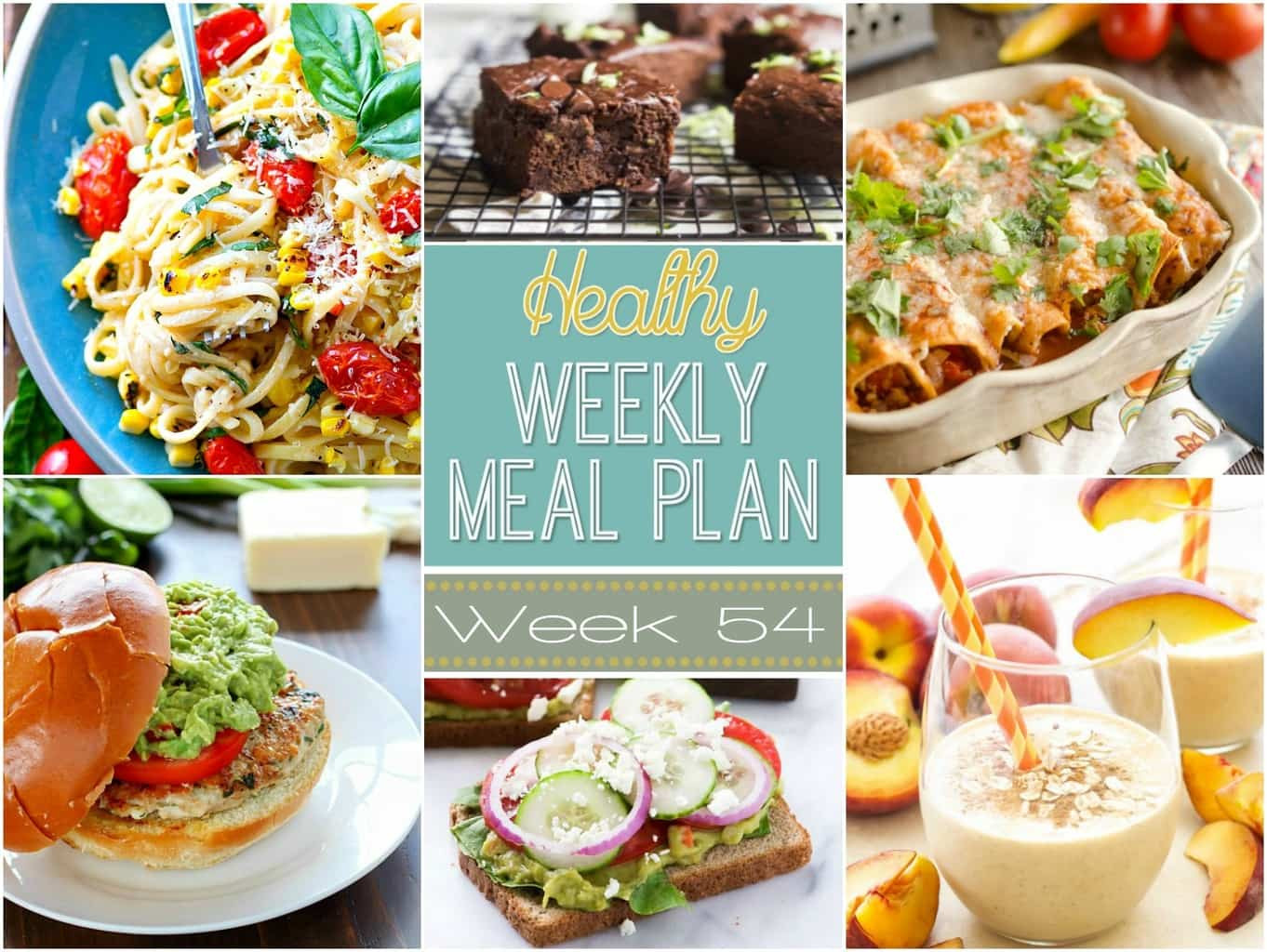 Yummy Healthy Lunches
 Healthy Weekly Meal Plan 54 Yummy Healthy Easy