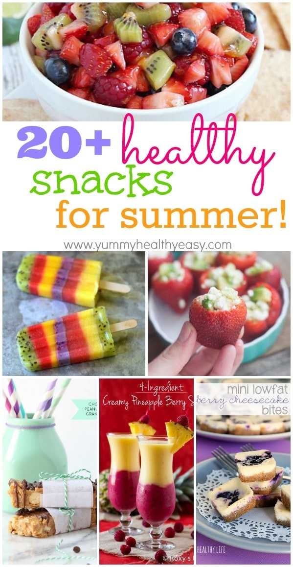 Yummy Healthy Snacks
 20 Healthy Summertime Snacks Yummy Healthy Easy