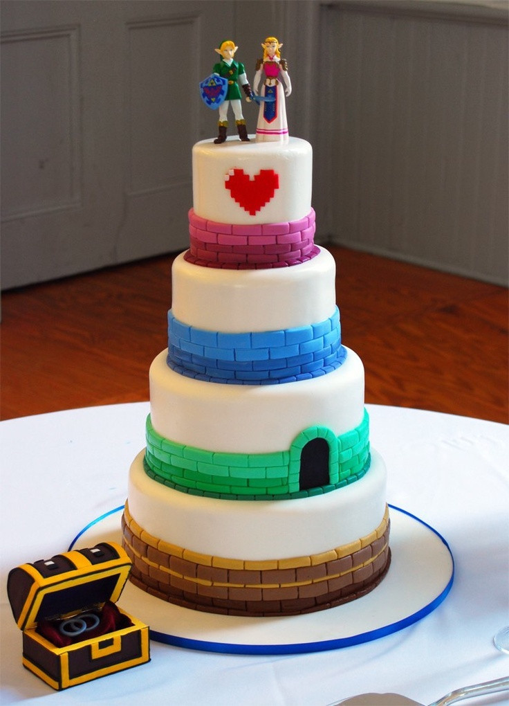 Zelda Wedding Cakes
 1000 images about Birthday cake game on Pinterest
