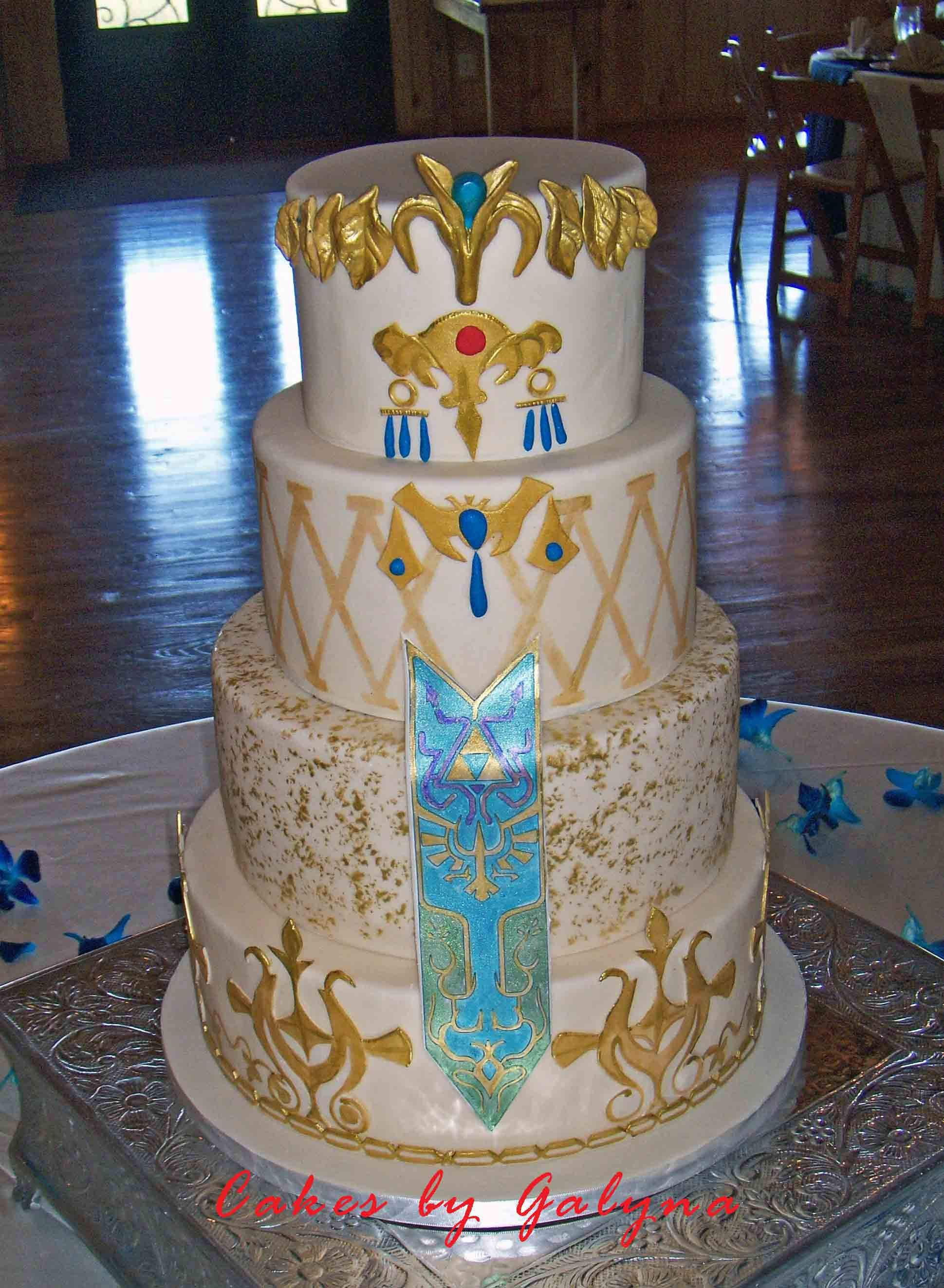 Zelda Wedding Cakes
 Legend of Zelda wedding cake