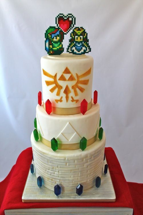 Zelda Wedding Cakes
 Zelda theme wedding cake