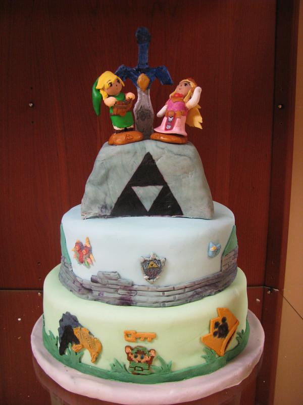 Zelda Wedding Cakes
 Legend of Zelda Wedding Cake by cocoanekoconfections on