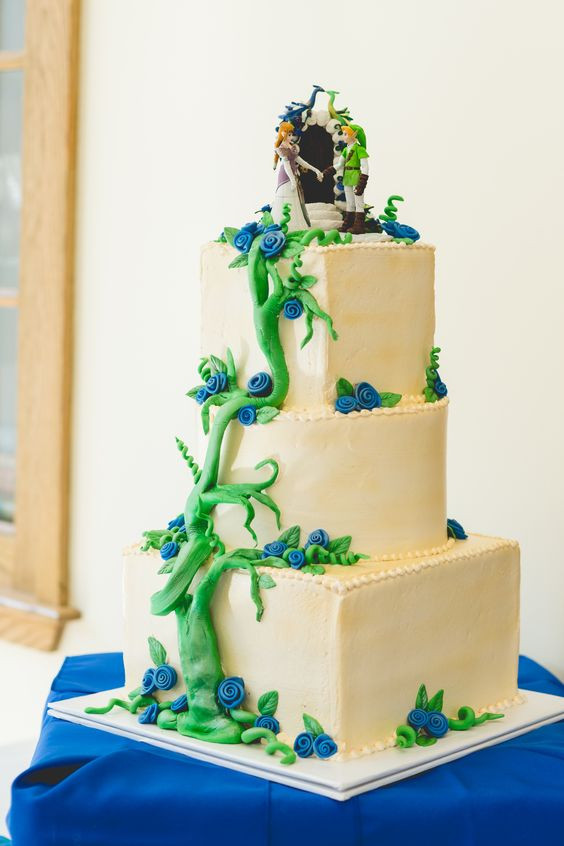 Zelda Wedding Cakes
 My Zelda wedding cake My Wedding s
