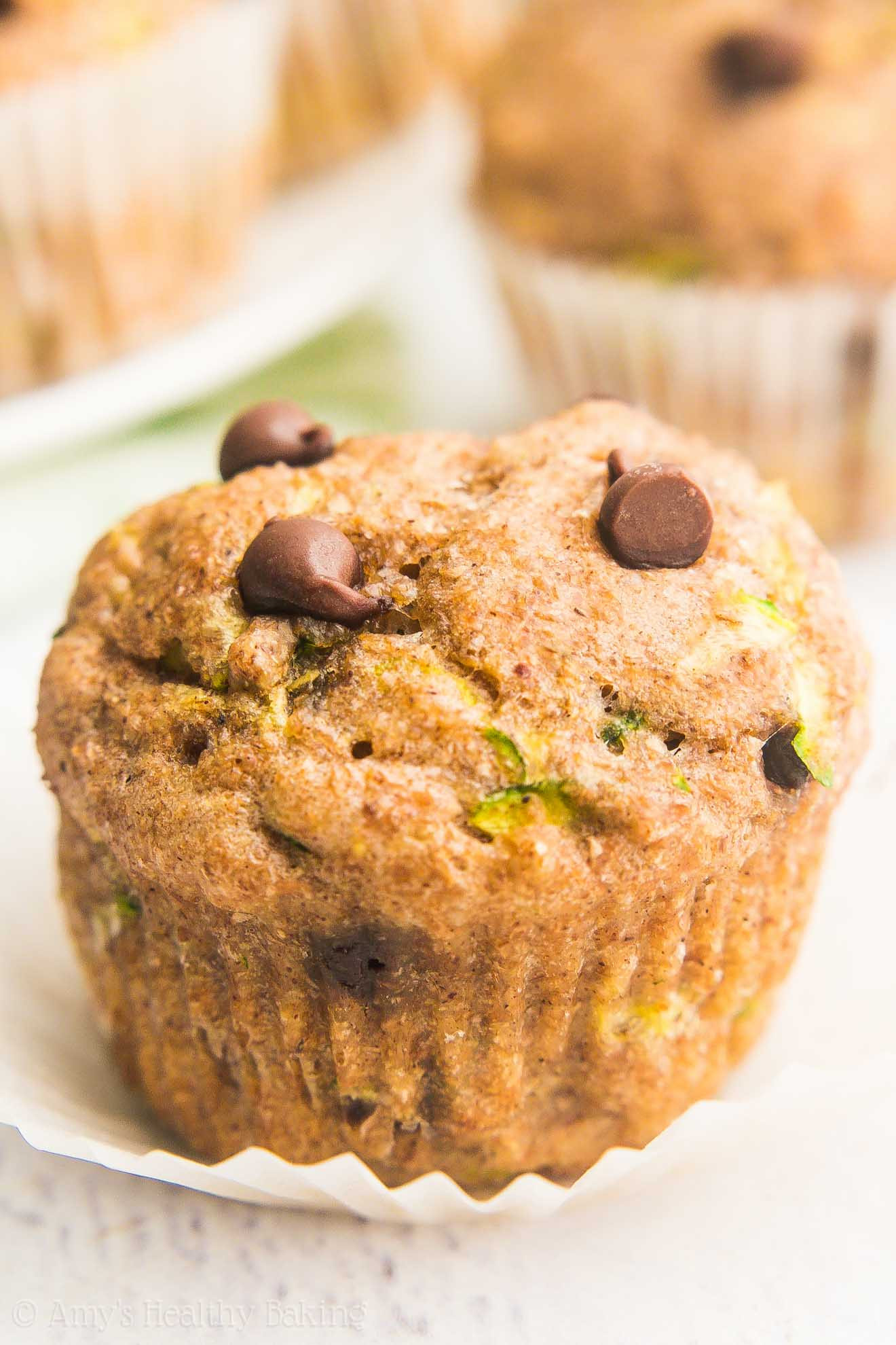 Zucchini Muffins Healthy
 Chocolate Chip Zucchini Mini Muffins