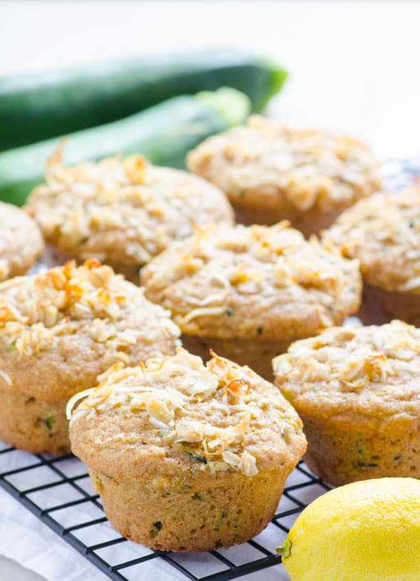 Zucchini Muffins Healthy
 Lemon Zucchini Muffins iFOODreal Healthy Family Recipes