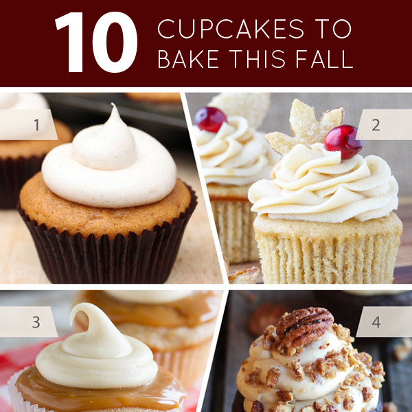 25 Fabulous Autumn Fall Cupcakes
 10 Cupcakes to Bake this Fall