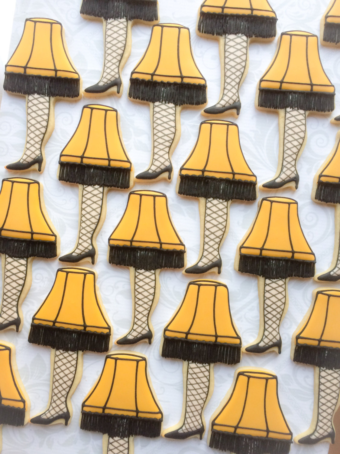 A Christmas Story Cookies
 A Christmas Story Leg Lamp Cookies e Dozen Decorated