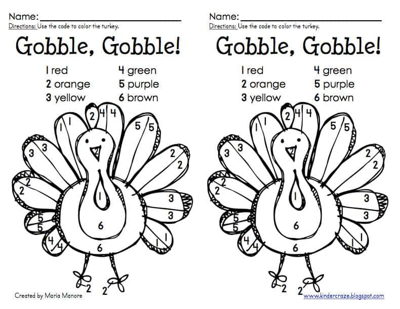 A Turkey For Thanksgiving Activity
 Thanksgiving Activities for the Kids Cupcake Diaries