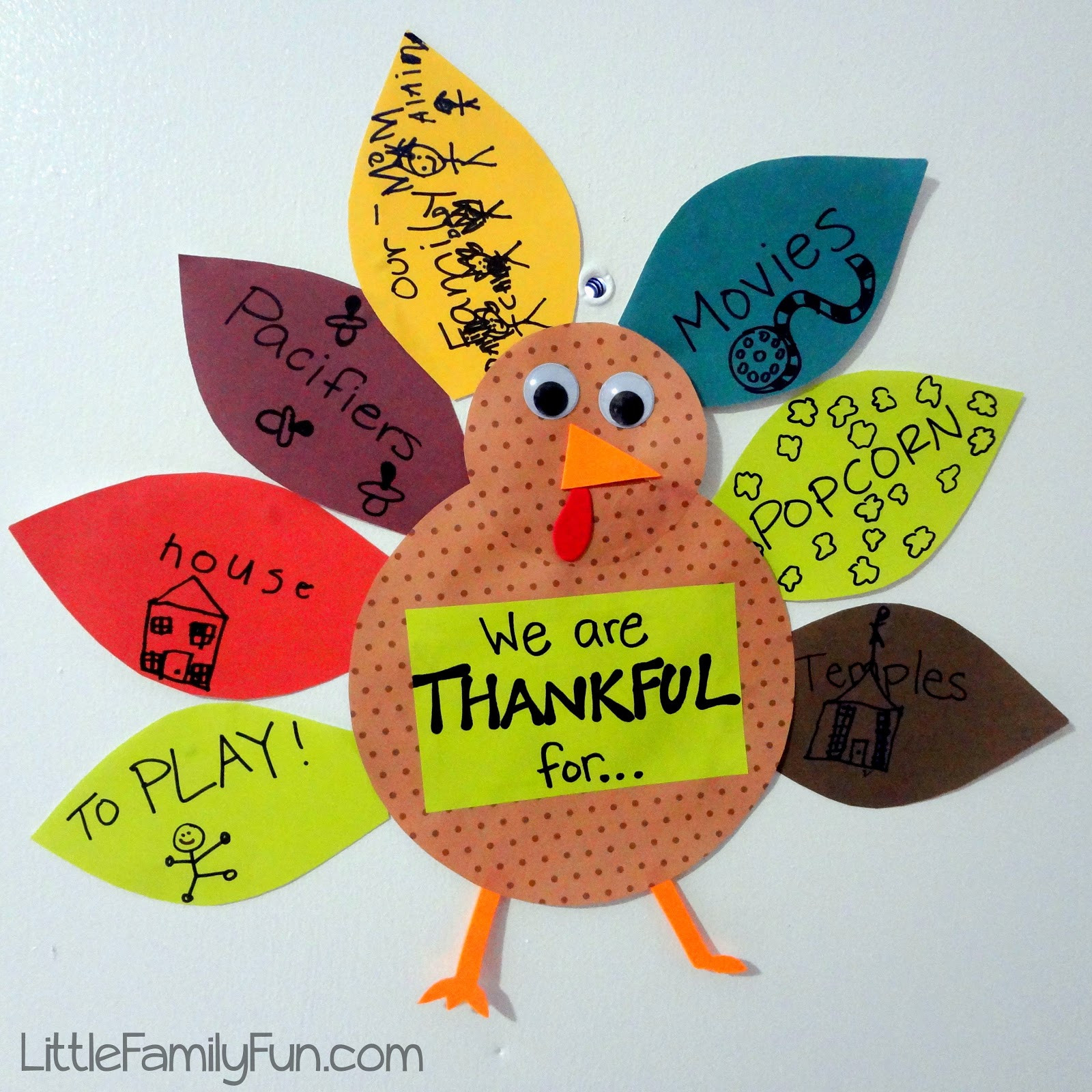 A Turkey For Thanksgiving Activity
 Gratitude Turkey 2012 Thanksgiving Tradition