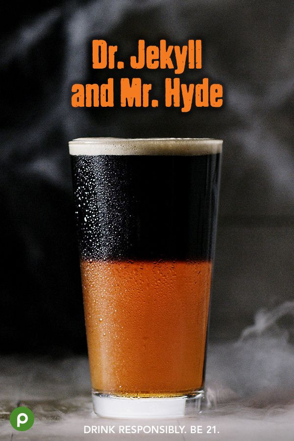 Adult Halloween Drinks
 Dr Jekyll and Mr Hyde