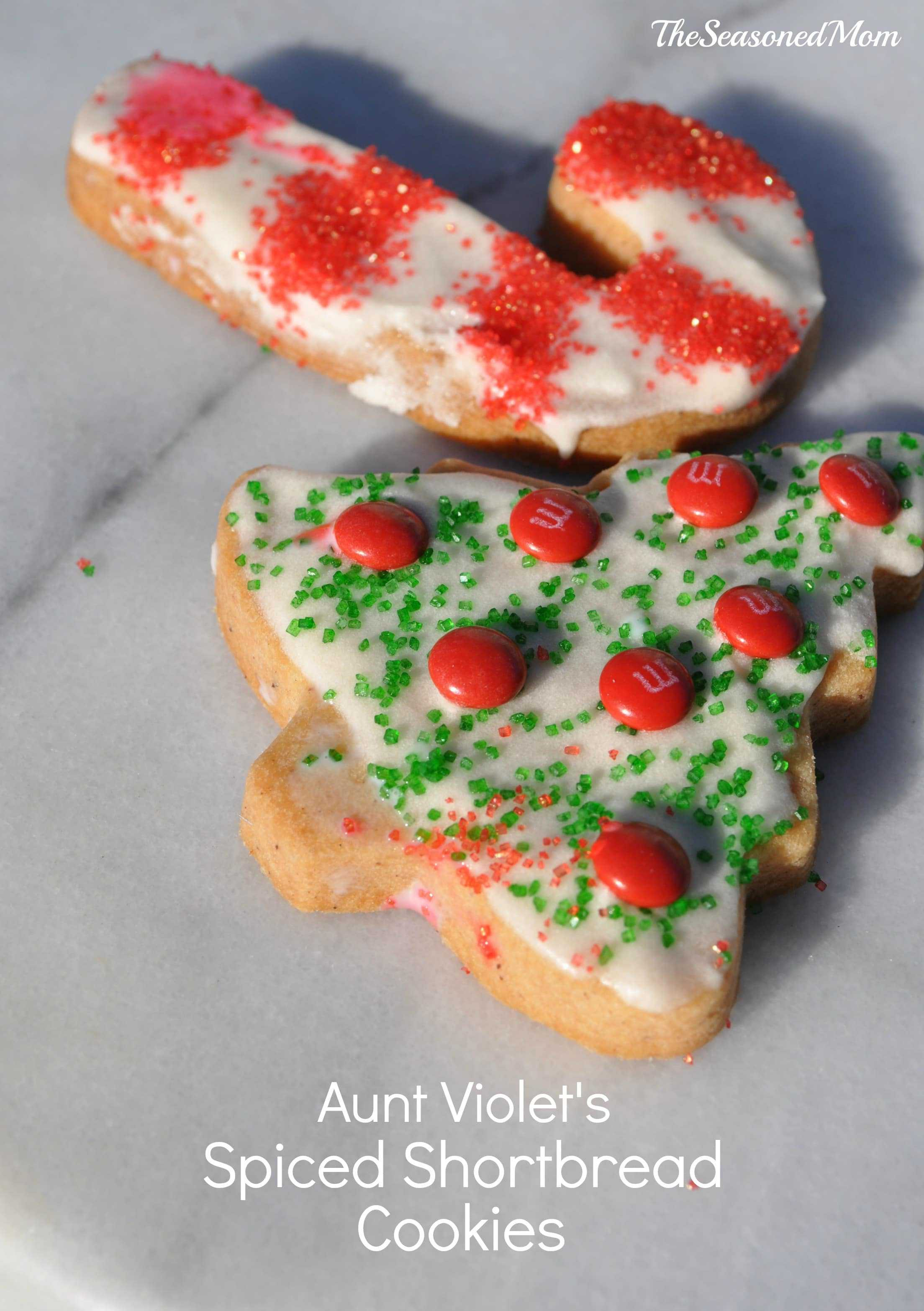 Aunt Sally'S Christmas Cookies
 Aunt Violet s Spiced Shortbread Cookies The Seasoned Mom