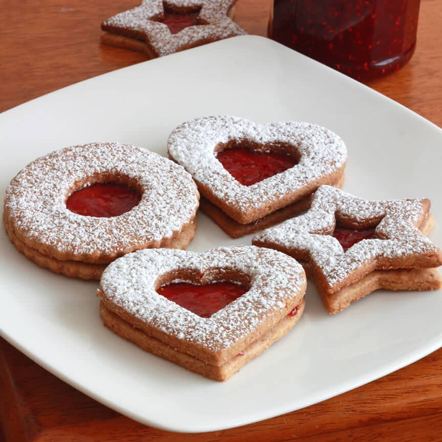 Austrian Christmas Cookies
 Linzer Kekse Linzer Cookies The Daring Gourmet