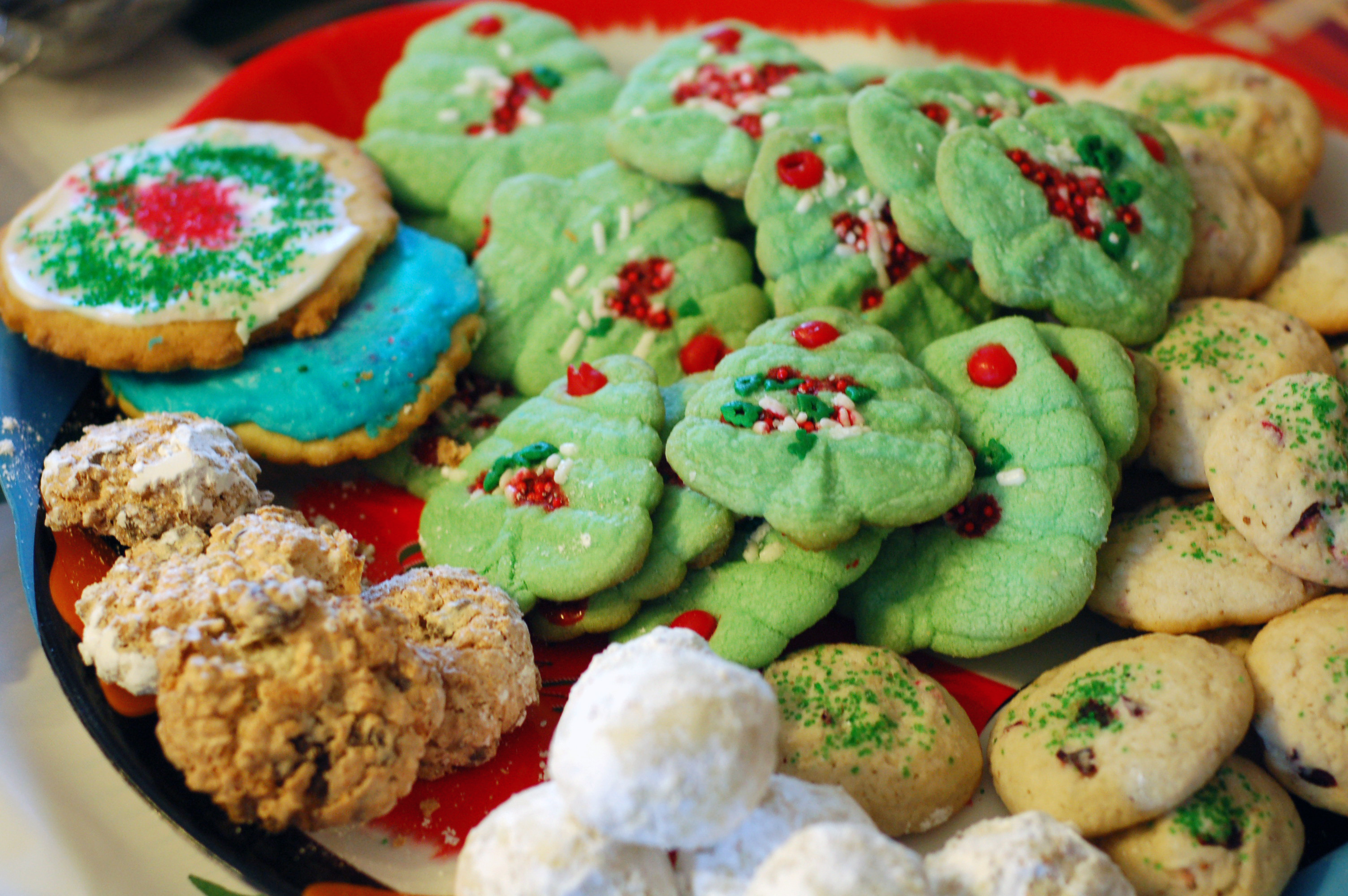 Baked Christmas Cookies
 A New Batch Rejects Are Baking In The Oven