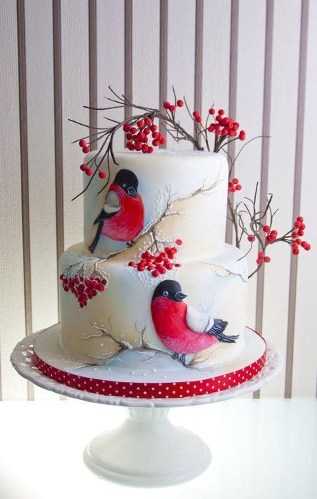 Beautiful Christmas Cakes
 1000 images about The Art of Cake decorating on Pinterest