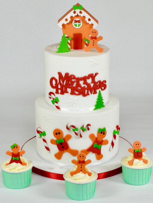 Best Christmas Cakes 2019
 Gingerbread People Merry Christmas Cake