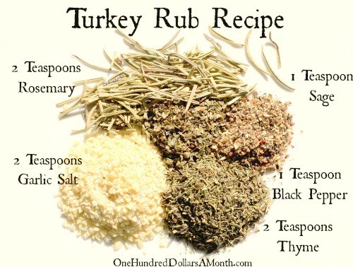 Best Seasoning For Thanksgiving Turkey
 Easy Kitchen Tips Turkey Rub Recipe e Hundred