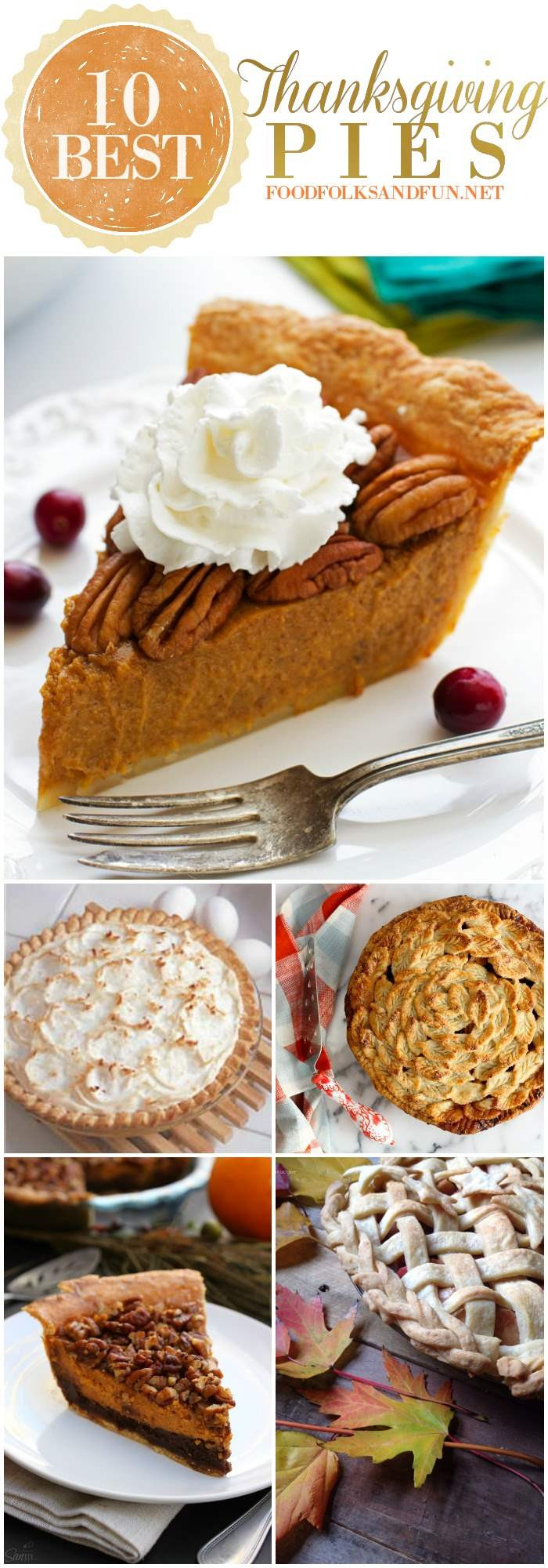 Best Thanksgiving Pies Recipes
 10 Best Thanksgiving Pie Recipes • Food Folks and Fun