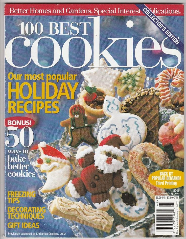 Better Homes And Gardens Christmas Cookies
 100 Best Christmas Cookies Better Homes and Gardens 2006