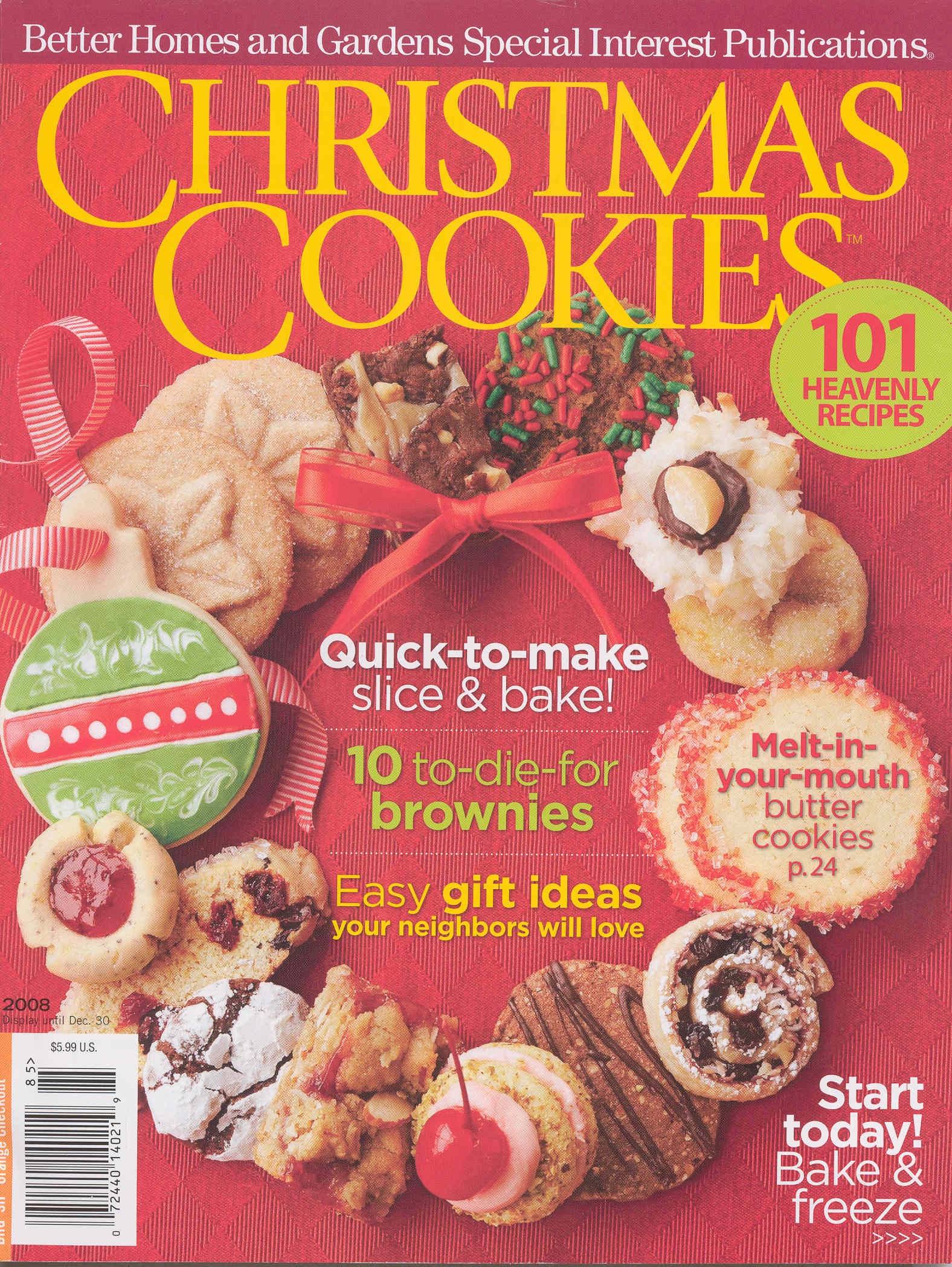 Better Homes And Gardens Christmas Cookies
 Better Homes and Gardens Christmas Cookies Cover