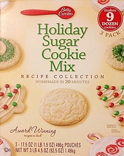 Betty Crocker Christmas Sugar Cookies
 betty crocker sugar cookie mix