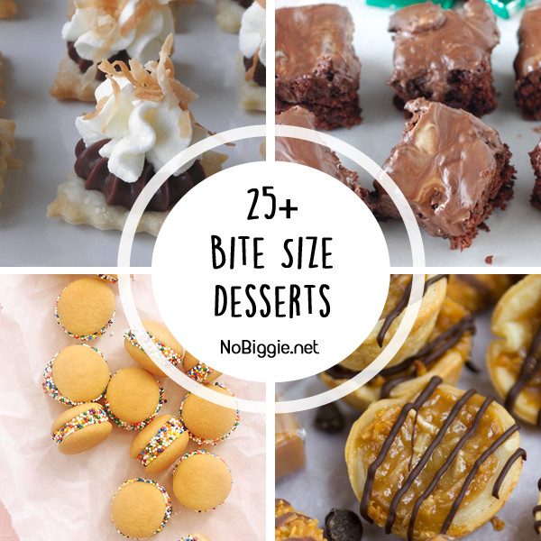Bite Size Christmas Desserts
 25 Bite Size Desserts