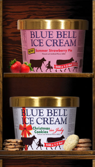 Blue Bell Christmas Cookies
 New Flavors in July from Blue Bell Christmas Cookies in