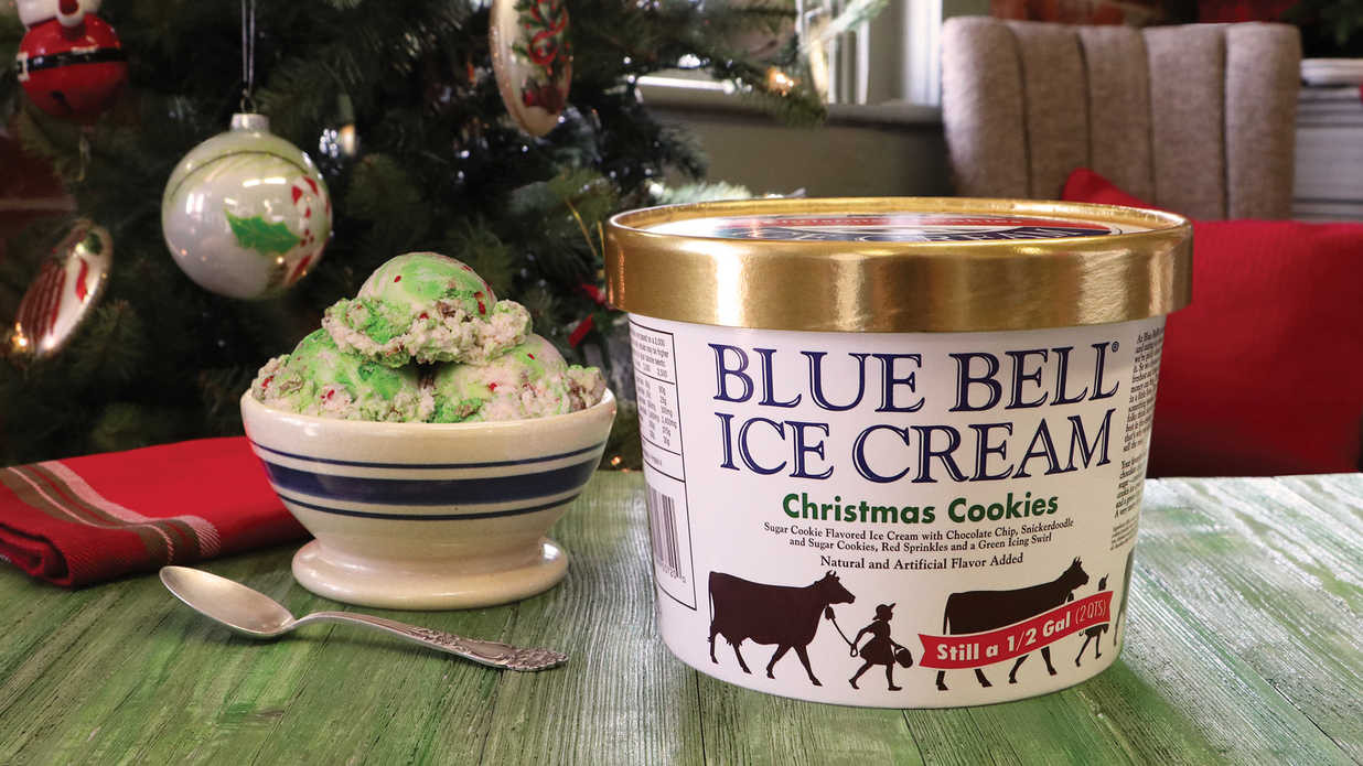 Blue Bell Ice Cream Christmas Cookies
 We Can t Wait for Blue Bell Christmas Cookie Ice Cream to