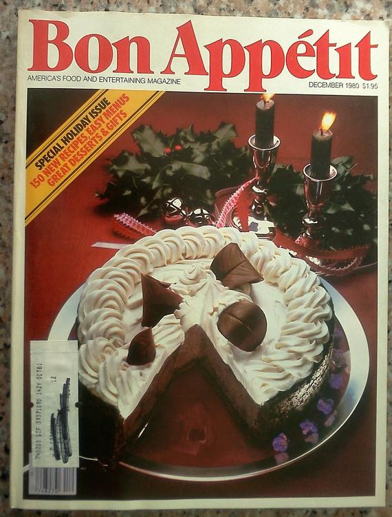 Bon Appetit Christmas Desserts
 Bon Appetit December 1980 Christmas Issue by TheCrowdedHouse