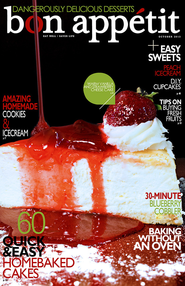 Bon Appetit Christmas Desserts
 Bon Appetit Magazine Covers on CCS Portfolios