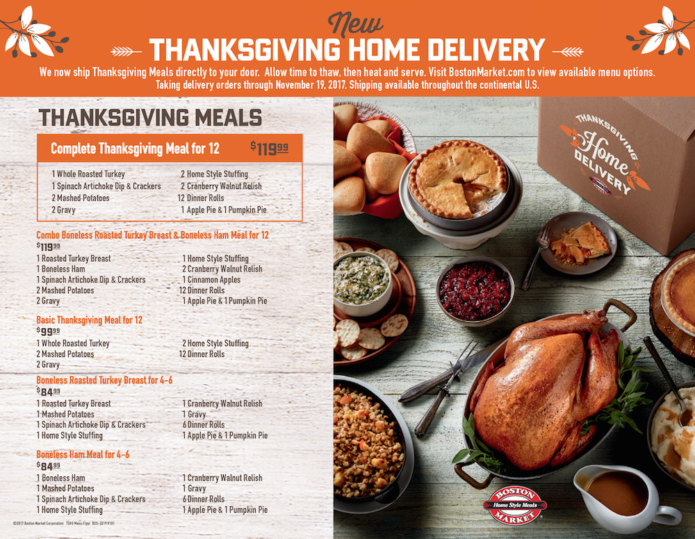 Boston Market Thanksgiving Turkey Dinner
 Boston Market Is Making Thanksgiving Day Wonderful For