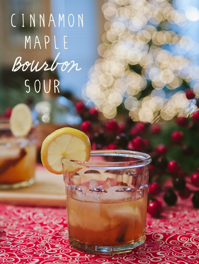 Bourbon Christmas Drinks
 So…Let s Hang Out – Cinnamon Maple Bourbon Sour